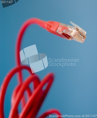 Image of CAT5 ethernet connector