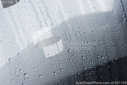 Image of Wet car door