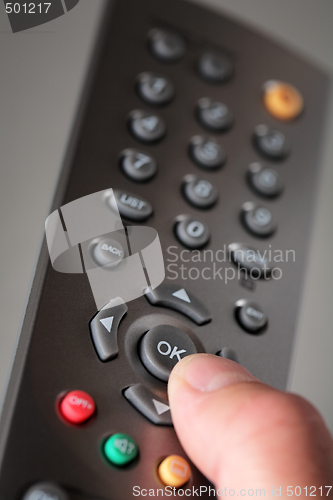 Image of Digital television remote