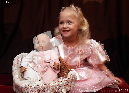 Image of girl and doll