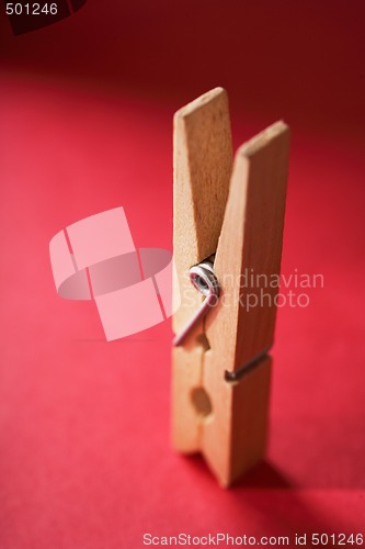 Image of Wooden clothespin