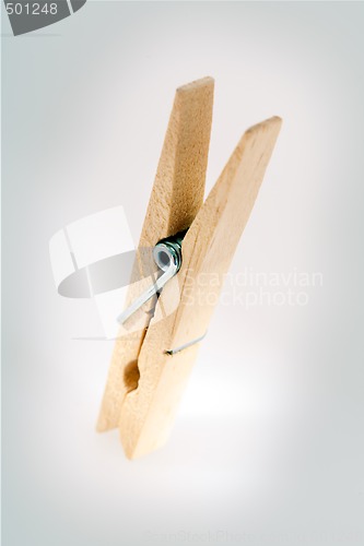 Image of Wooden clothespin