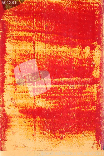 Image of Grunge red paint