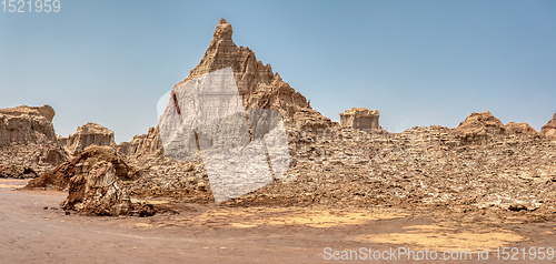 Image of Rock city in Danakil depression, Ethiopia, Africa