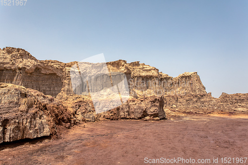 Image of Rock city in Danakil depression, Ethiopia, Africa