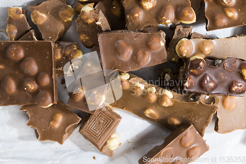 Image of heaps of chocolate