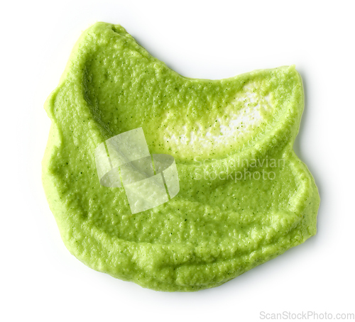 Image of green vegetable puree