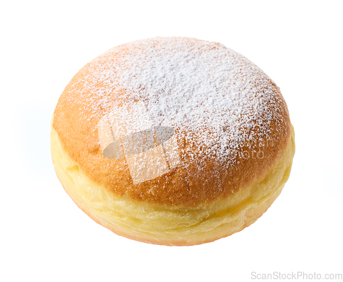 Image of freshly baked jelly donut