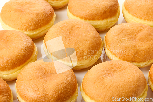 Image of freshly baked jelly donuts