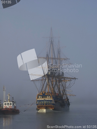 Image of GÖTHEBORG in the fog