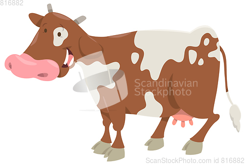 Image of spotted cow farm animal