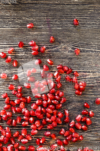 Image of sweet and sour ripe pomegranate