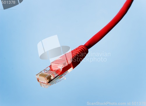 Image of CAT5 ethernet connector