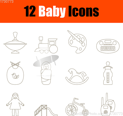 Image of Baby Icon Set
