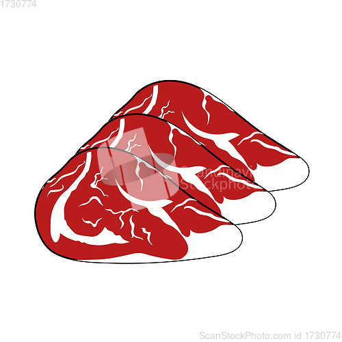 Image of Raw Meat Steak Icon