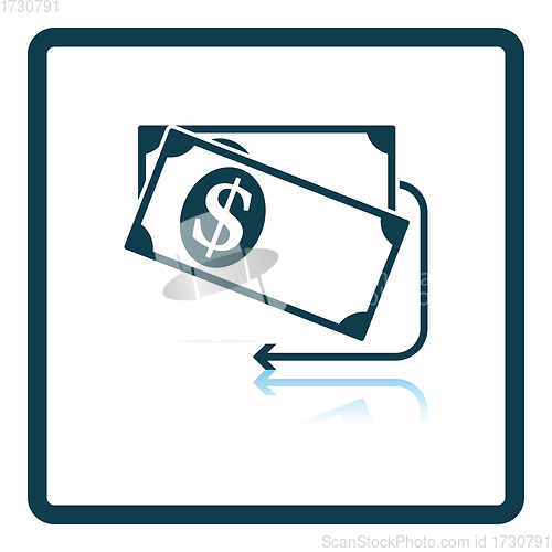 Image of Cash Back Dollar Banknotes Icon