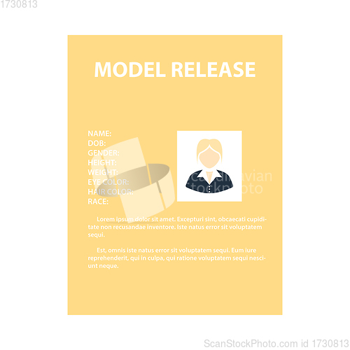 Image of Icon Of Model Release Document