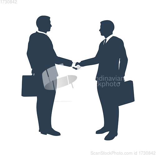Image of Icon Of Meeting Businessmen