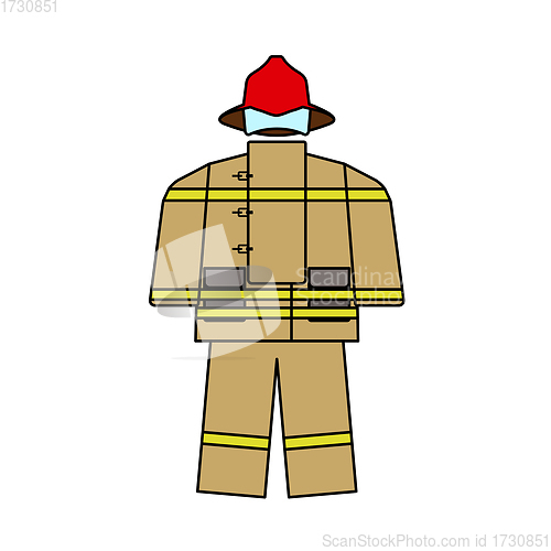 Image of Fire Service Uniform Icon