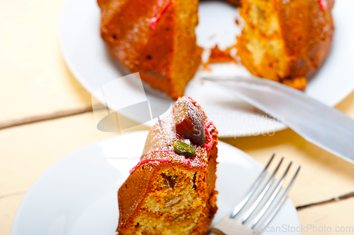 Image of chestnut cake bread dessert