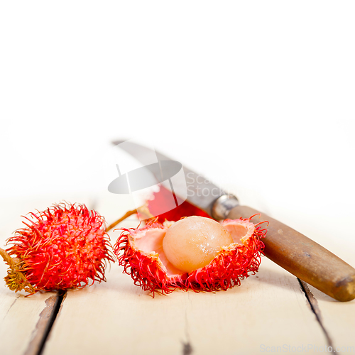 Image of fresh rambutan fruits