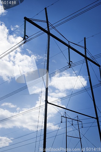 Image of High voltage powerline