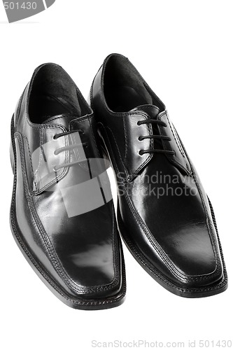 Image of Black men's dress shoes