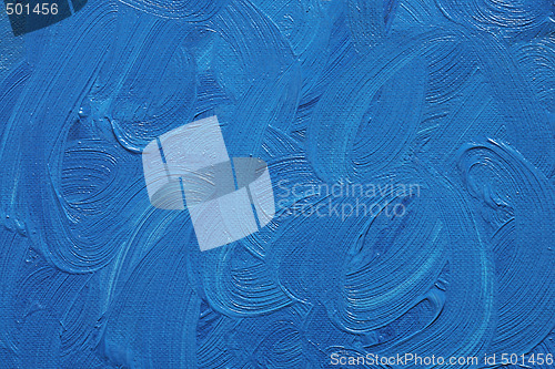 Image of Blue oil paints