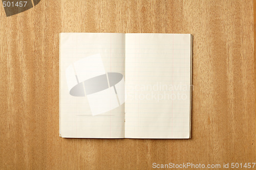 Image of blank notebook