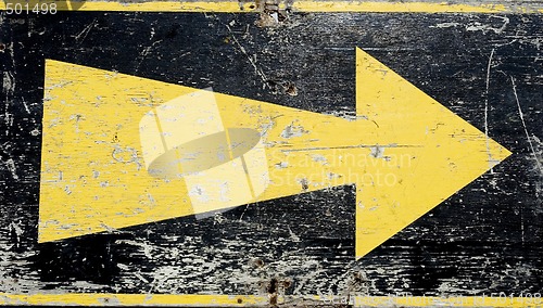 Image of Grunge arrow