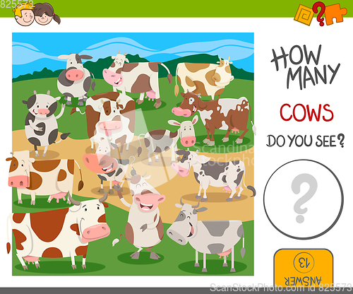 Image of how many cows game