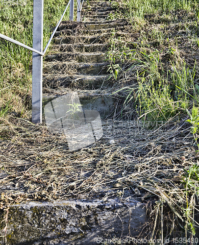 Image of old stone staircase