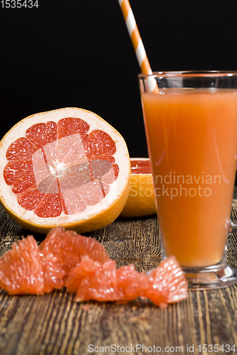 Image of fresh grapefruit juice