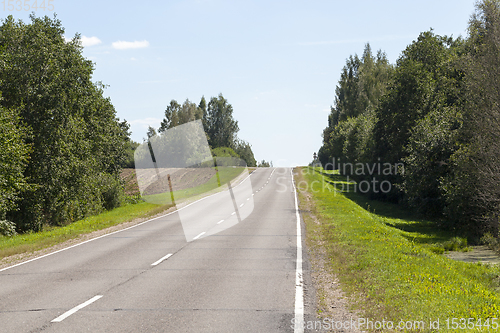 Image of Road and trees