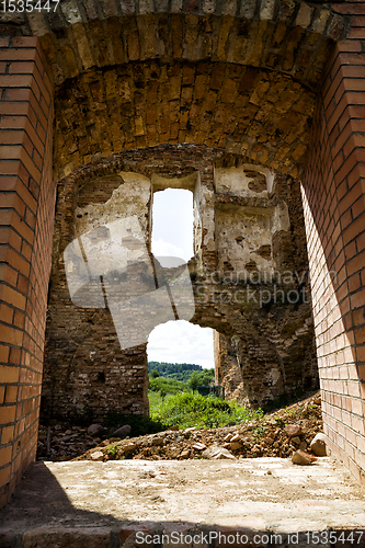 Image of ruins of a fortress in Europe