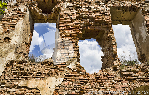 Image of the old brick wall