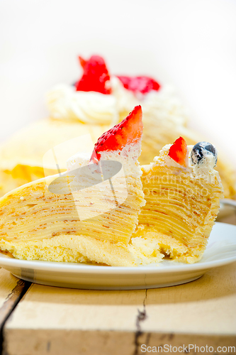 Image of crepe pancake cake