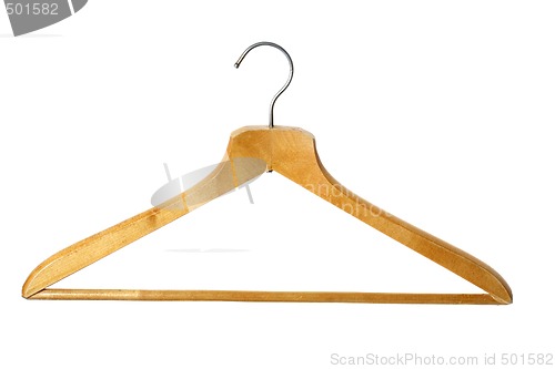 Image of Wooden coat hanger