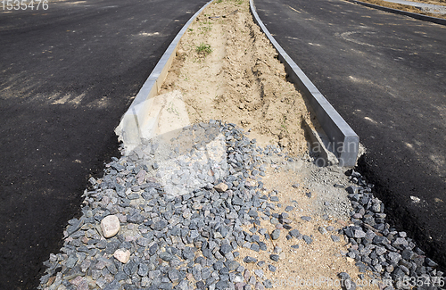 Image of layer of asphalt