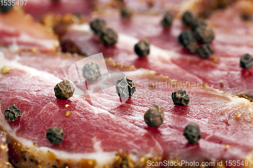 Image of sliced ready-made meat
