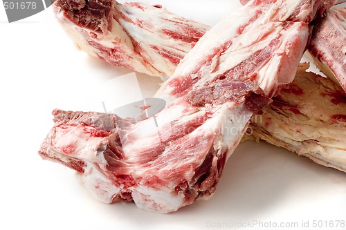 Image of Butchers junk - bones for dog