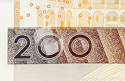 Image of obverse of the zlotys 200