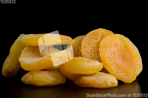 Image of beautiful dried apricots