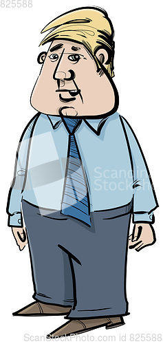 Image of  businessman caricature sketch