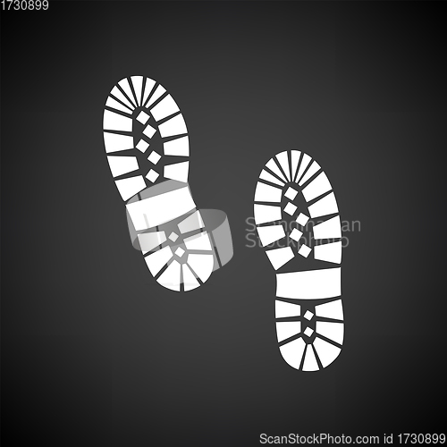 Image of Boot Print Icon
