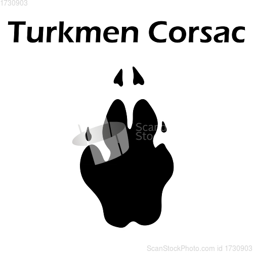 Image of Turkmen Corsac Footprint