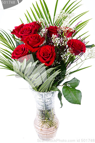 Image of Bouquet of red roses