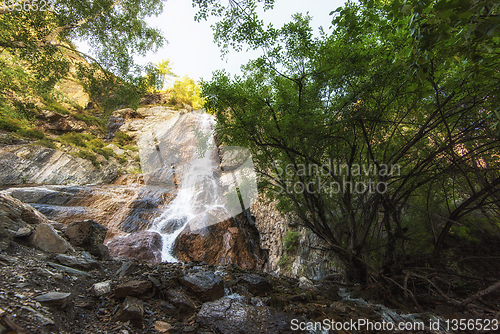 Image of Waterfall in Altai Mountains