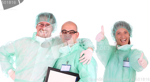 Image of successful healthcare workers 