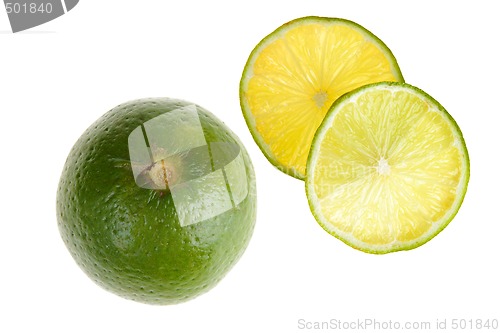 Image of lime with slice